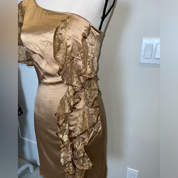 IvaNova silk/Chiffon dress - Picture 2 of 5